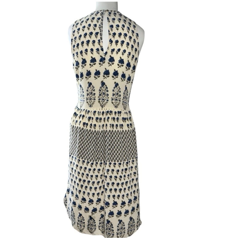 Ulla Johnson Smocked Floral Silk Midi Dress Size 4 - Picture 3 of 5